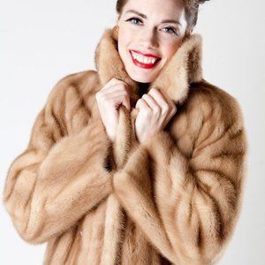 Vintage "Alexander" Long haired Mink Coat